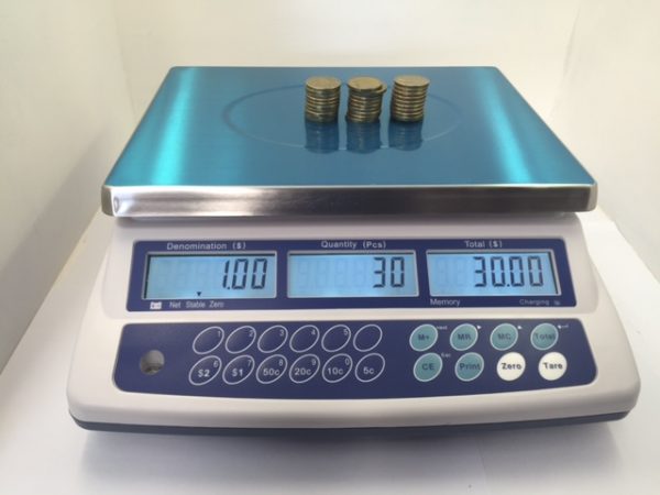 QCC30 Australian Coin Counting Scale