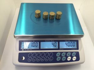QCC30 Coin Counting Scale for Australian coins