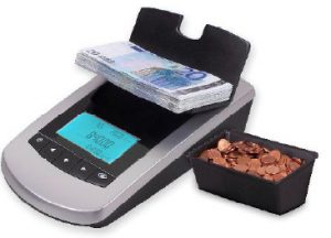 Money Counting Machine: ICM 300 Australian Note Counter & Coin Scale.