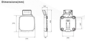 M302 Patient Step On Weight Scale Dimensions