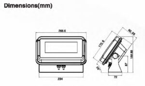 BWS Stainless Steel Indicator Dimensions