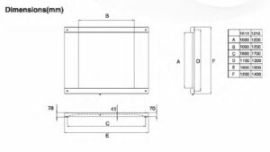 TF Drop Deck Ramp Scale Dimensions